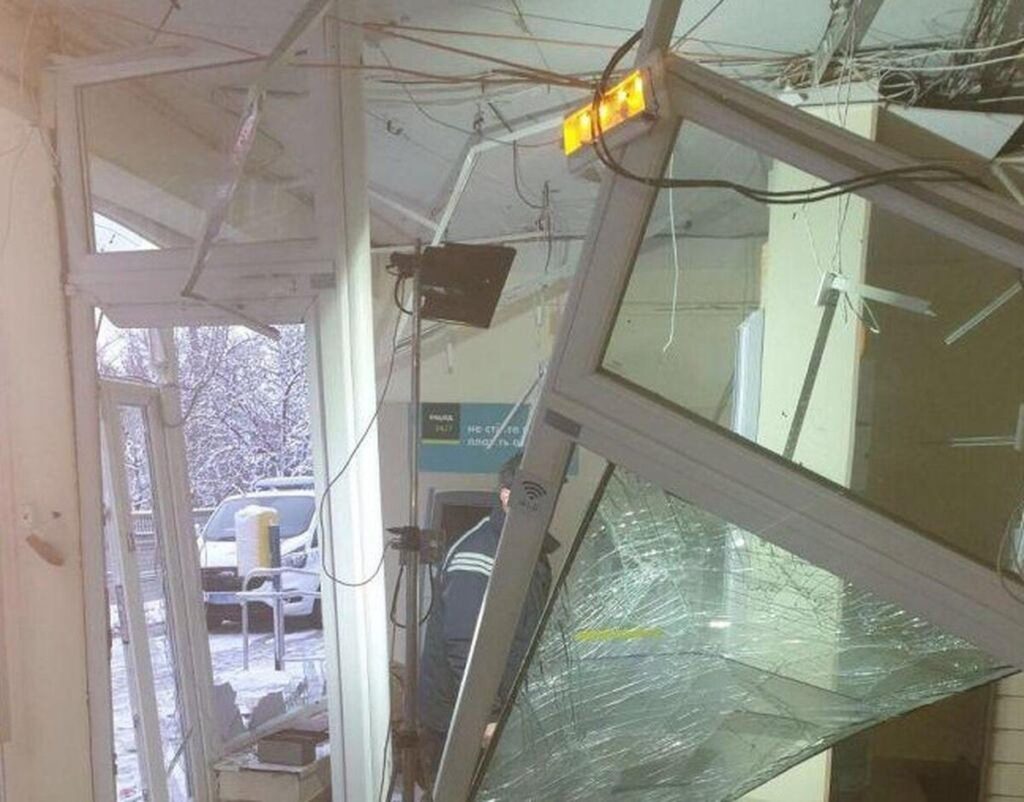 У Вінниці підірвали банкомат Ощадбанку