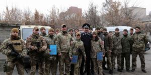 Як вінницькі поліцейські служать на блок-постах у Донецькій області