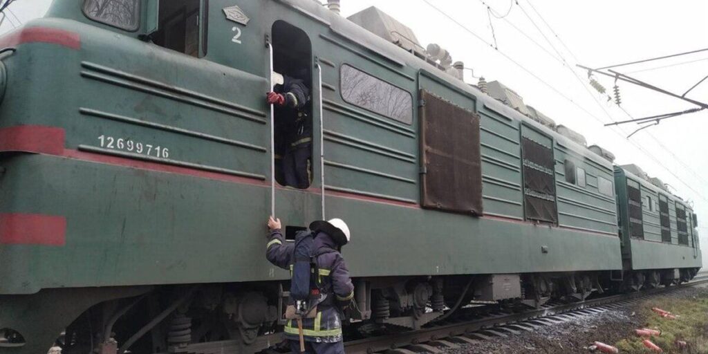 У Козятинському районі горів електровоз