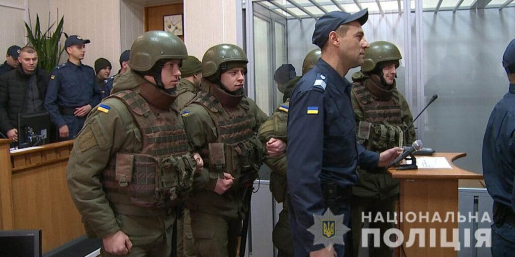 Спільні навчання щодо конвоювання затриманих провели у Вінниці