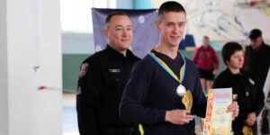 У чемпіонаті з гирьового спорту серед поліцейських змагалося 60 поліцейських Вінниччини