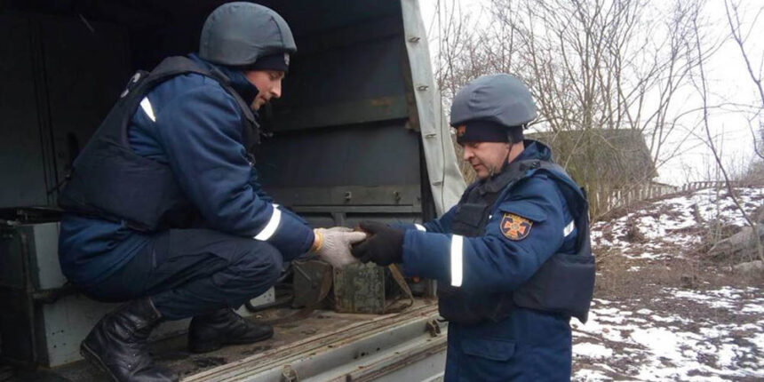 Артилерійський снаряд та мінометну міну знищили рятувальники на Вінниччині