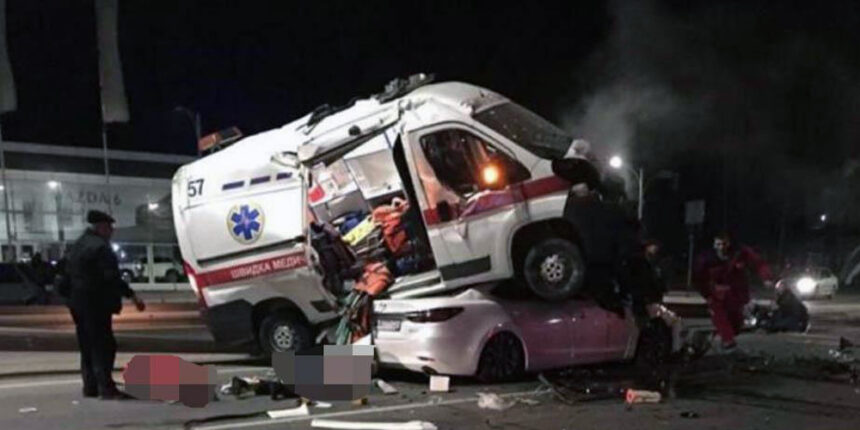 Нічна аварія у Вінниці за участі "швидкої" - офіційні подробиці