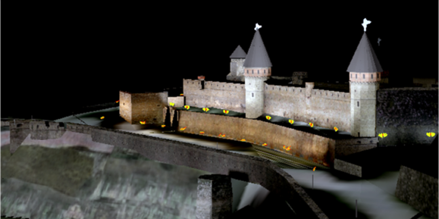 Вінничани підсвітять Кам'янець-Подільську фортецю за 300 тис. грн.