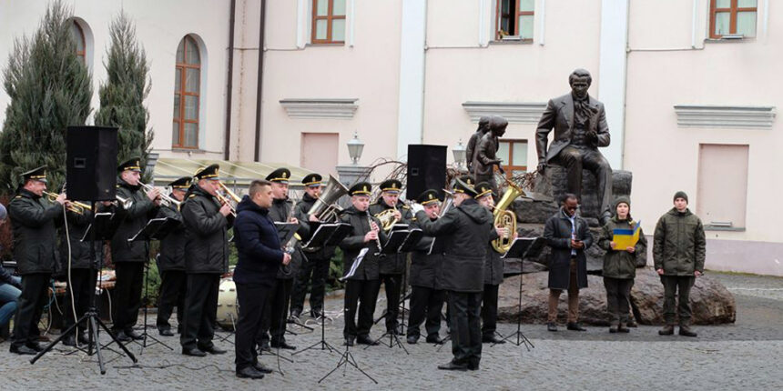 У Вінниці вірші Тараса шевченка нацгвардійці зачитали у стилі реп