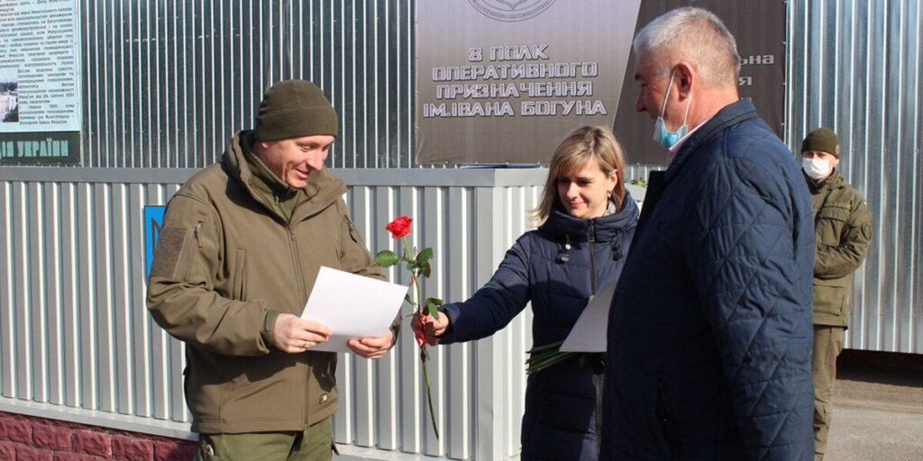У Калинівці відзначили нацгвардійців військової частини 3028
