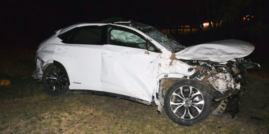 У Тиврівському районі Lexus з'їхав в кювет - загинули двоє пасажирів