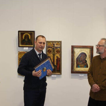 Про село, ікону, та козака Мамая на виставці живопису Івана Горобчука у Вінниці