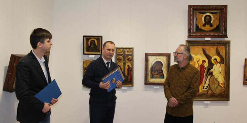 Про село, ікону, та козака Мамая на виставці живопису Івана Горобчука у Вінниці