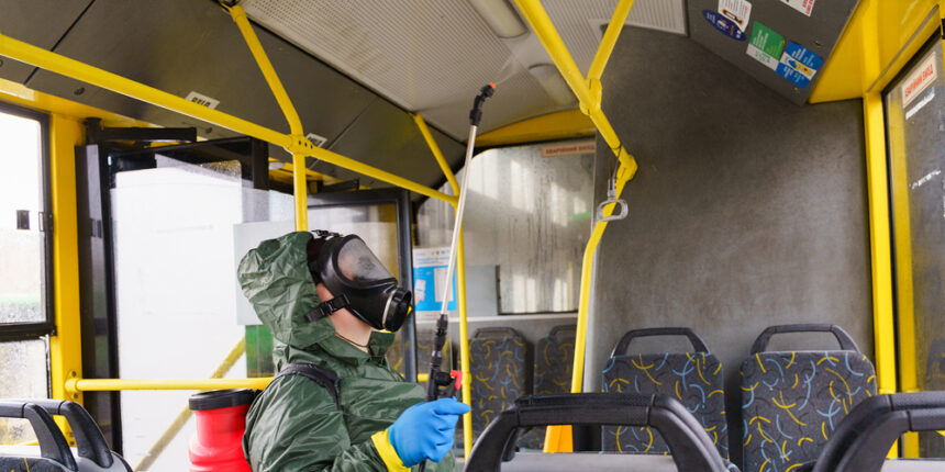 У Вінниці тепер дезинфікують громадський транспорт спеціальним розчином