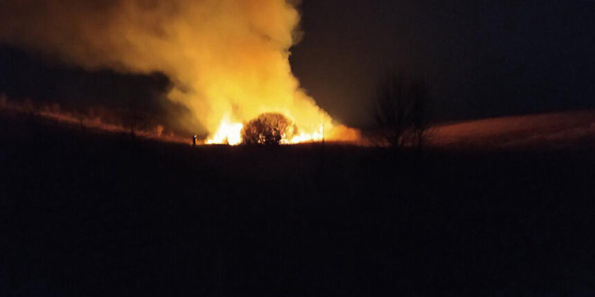 На Вінниччині за добу загасили 19 загорянь сухої рослинності