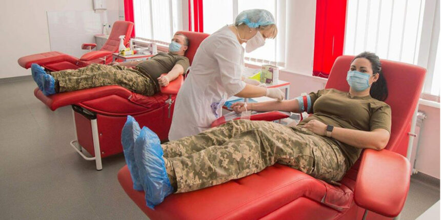 Військові Повітряних Сил Вінницького гарнізону поповнили банк крові