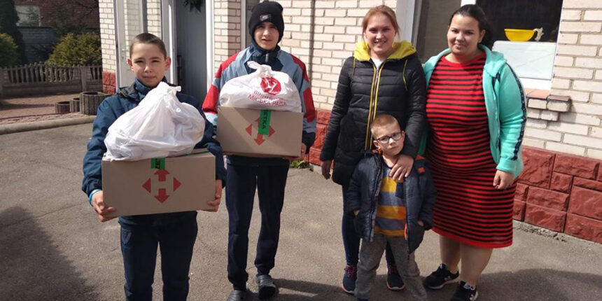 У Вінниці продуктові набори доставили прийомним і опікунським сім'ям
