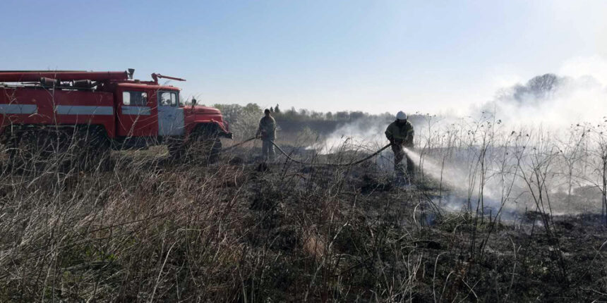 За добу на Вінниччині ліквідували 15 пожеж в екосистемах