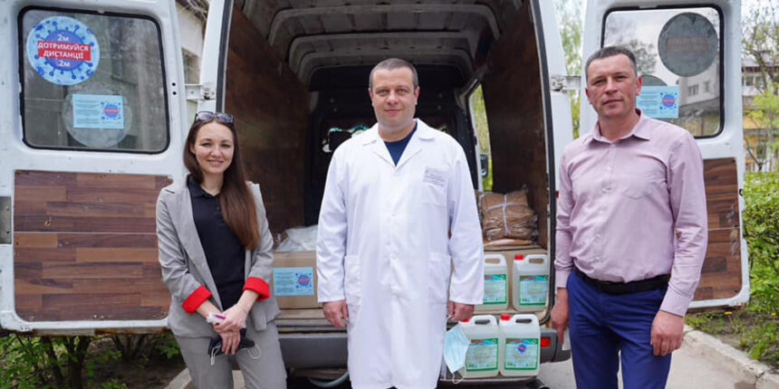 Вінницька лікарня №1 отримала чергову допомогу від "СтопВірус"