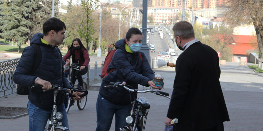 Паски у Вінниці освячують без ажіотажу