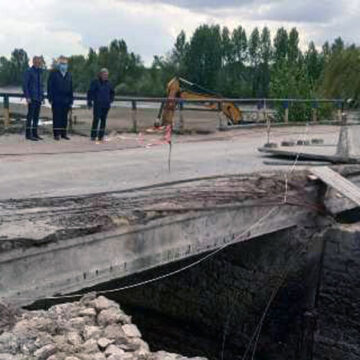 Ремонт мосту через річку Мурафа планують завершити у липні