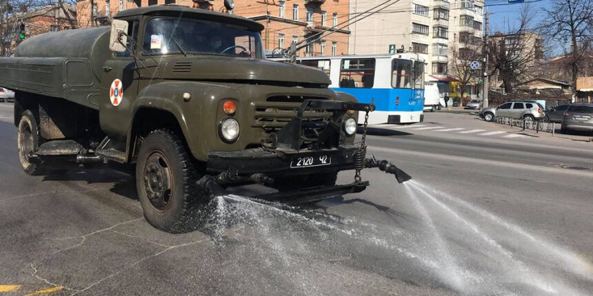 На Вінниччині за тиждень провели 371 санітарну обробки доріг