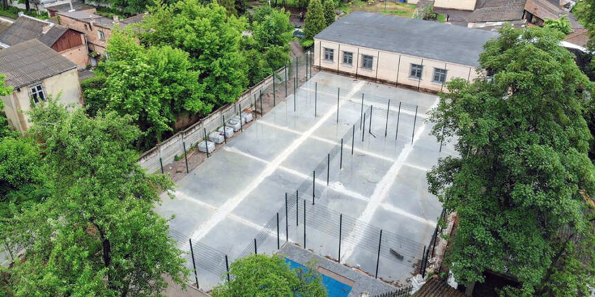 Новий спортмайданчик біля вінницької школи №2 буде багатофункціональним