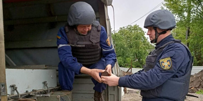 У Вінниці на будівельному майданчику знайшли 28 боєприпасів часів Другої світової