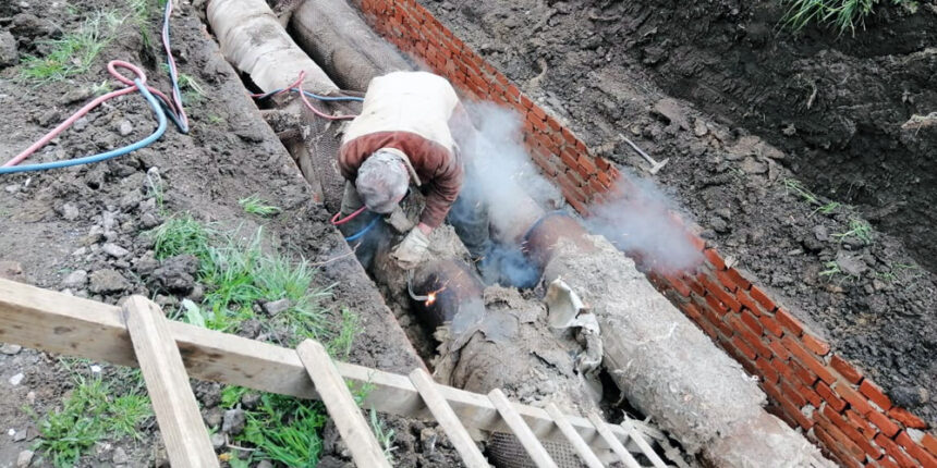 У Вінниці триває реконструкція тепломережі по вул.Некрасова
