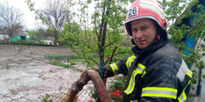 У Погребищі рятувальники відкачували воду з підтоплених будівель