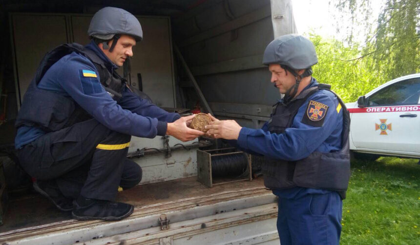 На Вінниччині знищено гранату боєприпас часів Другої світової