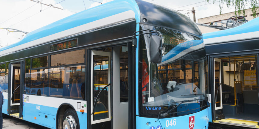 У Вінниці 28 травня на маршрути вийшли два нових тролейбуси «VINLINE»