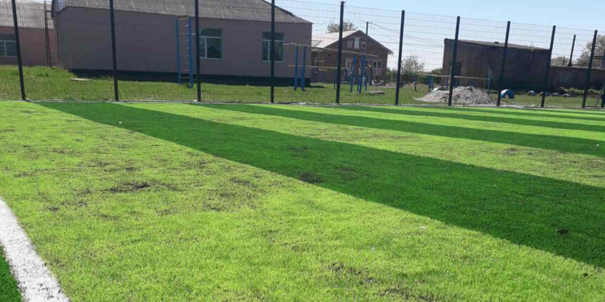 У Калинівці будують мультифункціональний спортивний майданчик