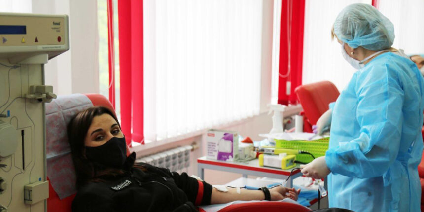 Поліцейські Вінниці здали кров для порятунку хворих