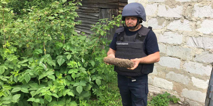 На Вінниччині знищено снаряд та міну часів Другої світової