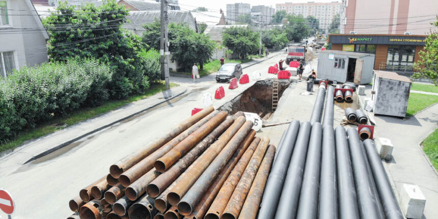 У Вінниці реконструюють тепломережі по вул Шевченка, вул.Миколайчука та Хмельницькому шосе