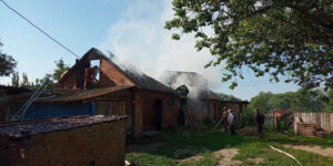 У Липовецькому районі рятувальники ліквідували пожежу в господарчій споруді