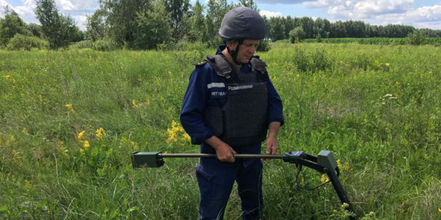 У Літинському районі сапери ДСНС знищили артилерійський снаряд
