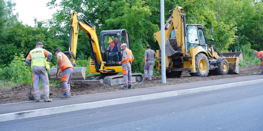 У Вінниці завершується будівництво нової дороги по вул.Гонти