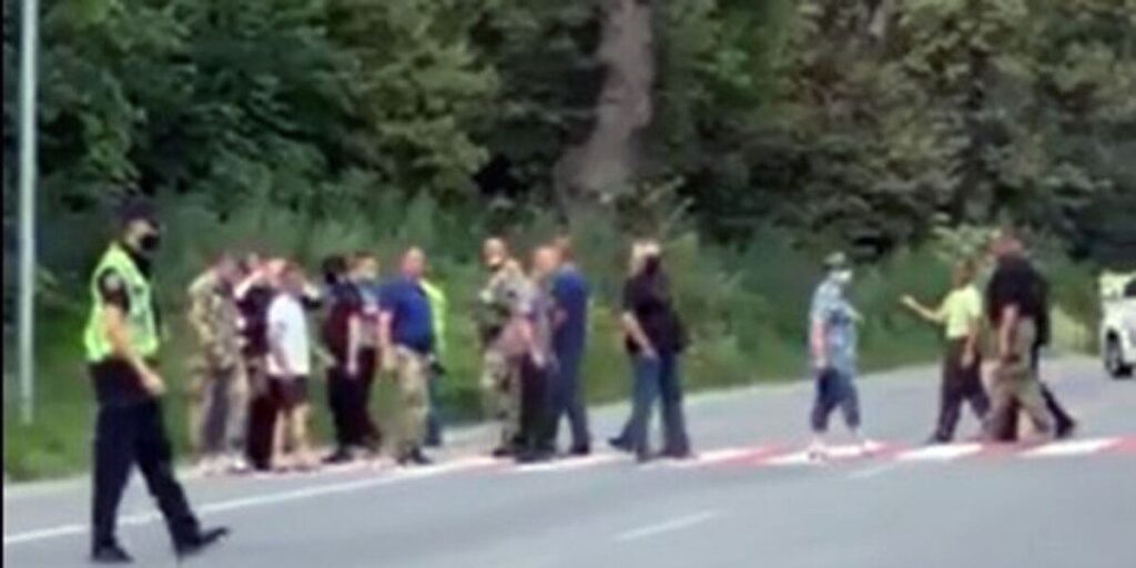 Під Вінницею влаштували протестну акцію АТОвці