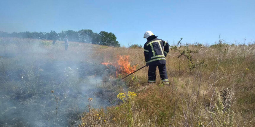 Двадцять пожеж у полях Вінницької області лише за одну добу - маємо антирекорд