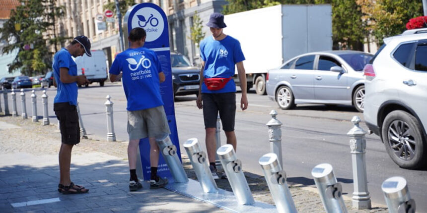 Мер Вінниці Сергій Моргунов: почали монтувати додаткові станції муніципального велопрокату Nextbike