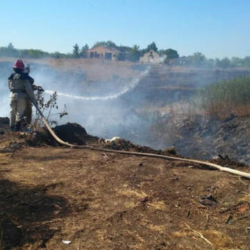 Рятувальники Вінниччини 8 разів виїжджали на ліквідацію загорянь сухої рослинності