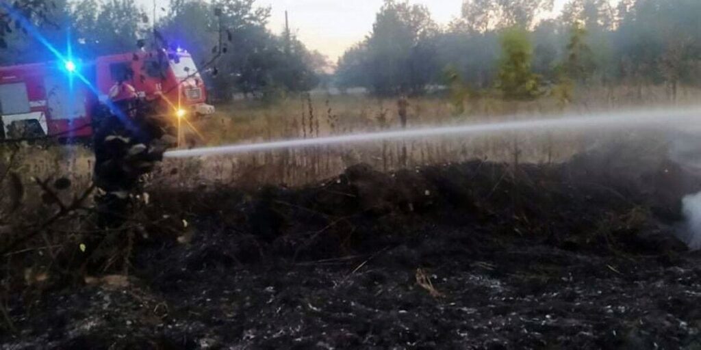 За добу на Вінниччині ліквідували дев’ять загорянь сухої рослинності