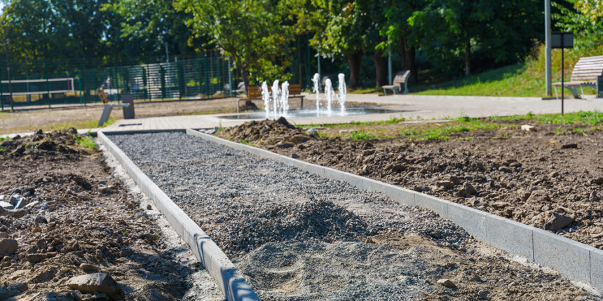 У Вінниці почали благоустрій зони відпочинку біля фонтанної площі по вул.Ценського