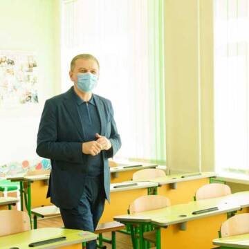 як в умовах пандемії працює школа №25, перевірив Сергій Моргунов