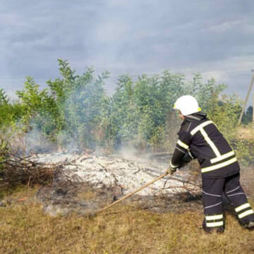 Рятувальники Вінниччини 14 разів за добу виїздили гасити суху траву