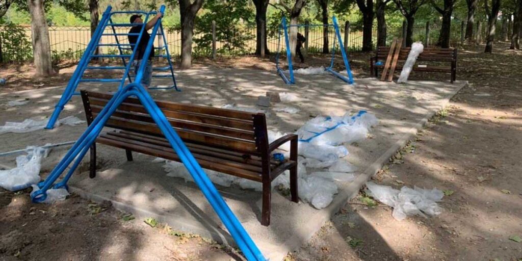 На Тяжилові облаштовують парк Інтеграл