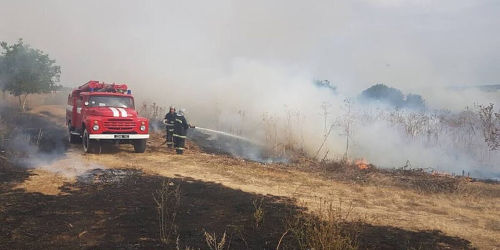 88 вінницьких рятувальників погасили 23 загорянь сухої трави за добу