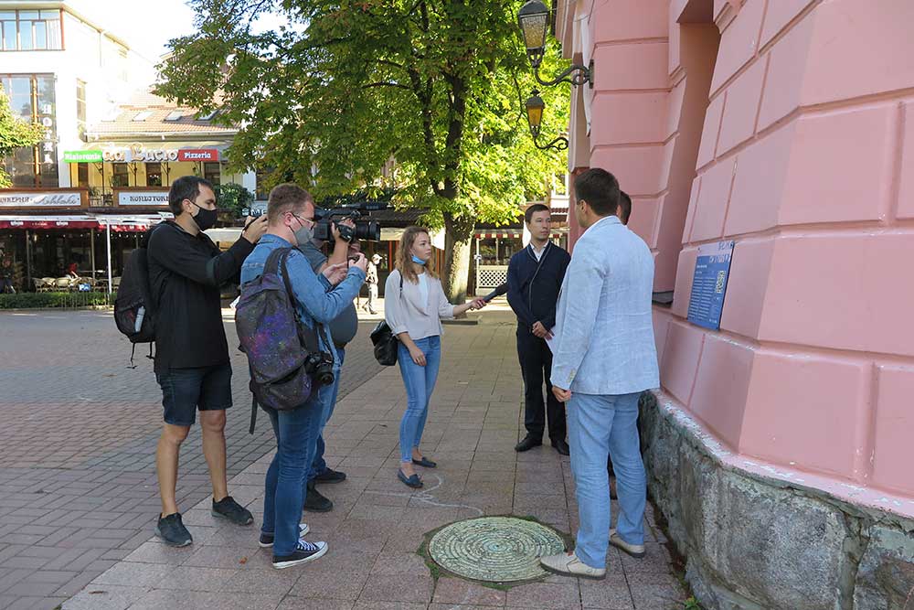 Біля 13 історичних пам'яток Вінниці встановили сучасну туристичну навігацію
