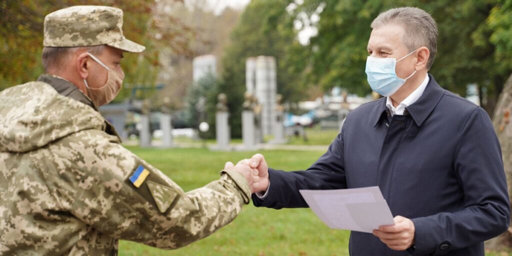 Сергій Моргунов привітав військових з Днем захисника України