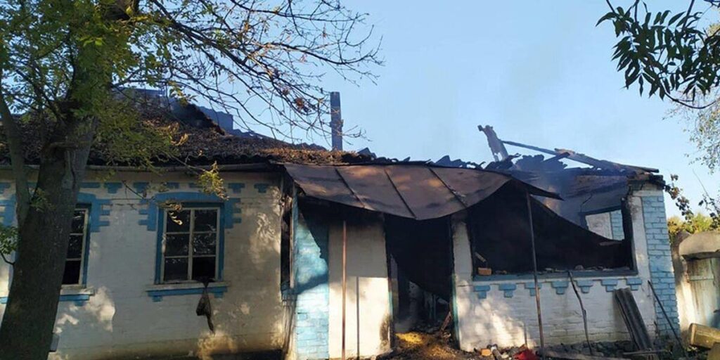 В Оратівському районі під час пожежі загинув чоловік