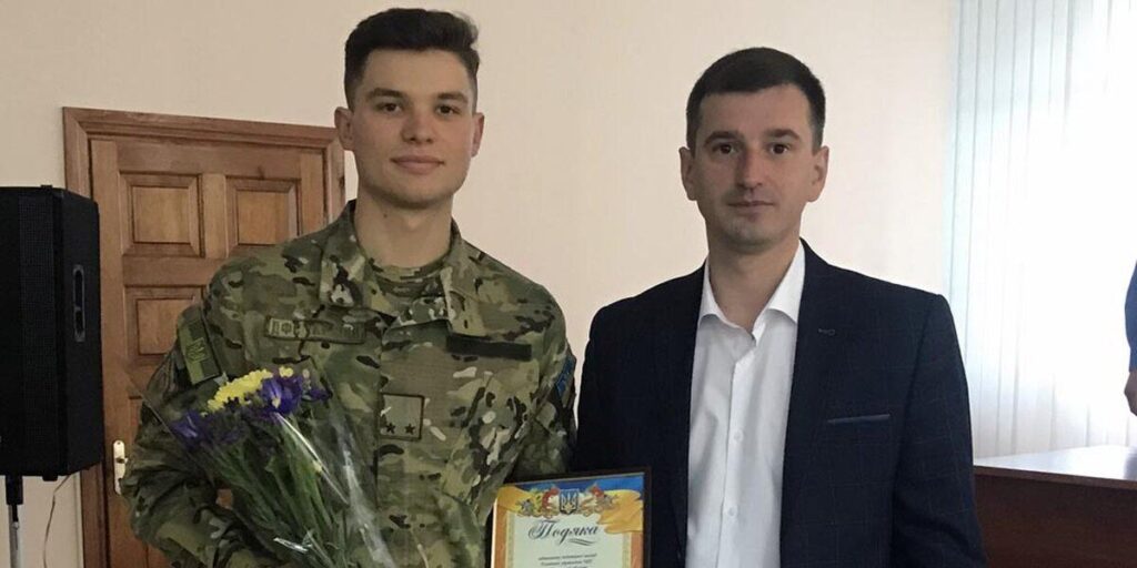 Податкові міліціонери Вінниці зустрічали колегу із зони бойових дій
