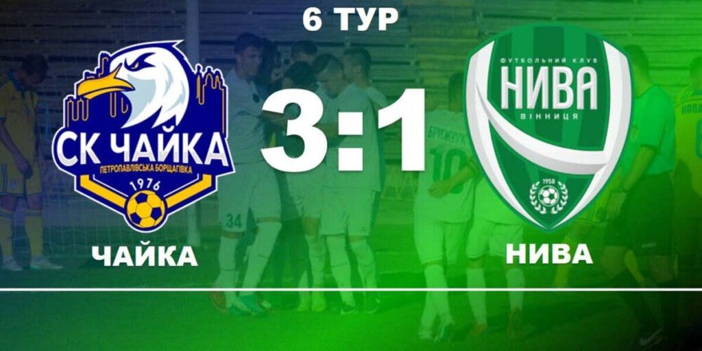 «Чайка» вдома переграла вінницьку «Ниву» – 3:1